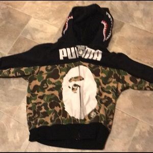 BAPE/Puma shark hoodie
